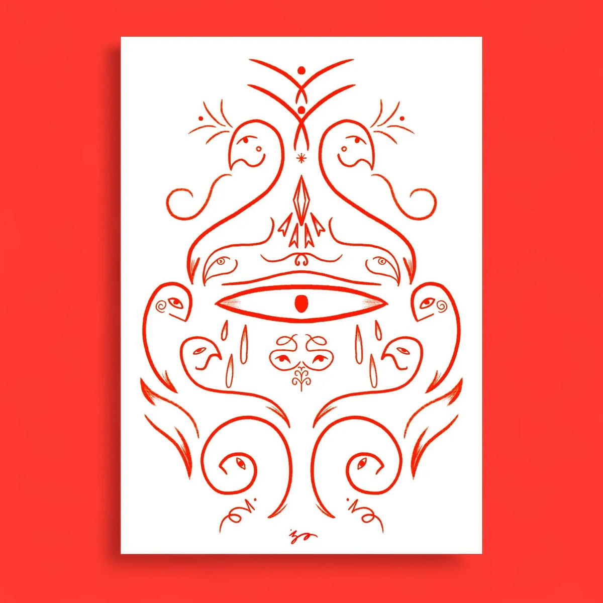 Affiche - Totem Feu {{Product vendor}}