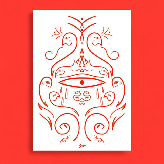 Affiche - Totem Feu {{Product vendor}}